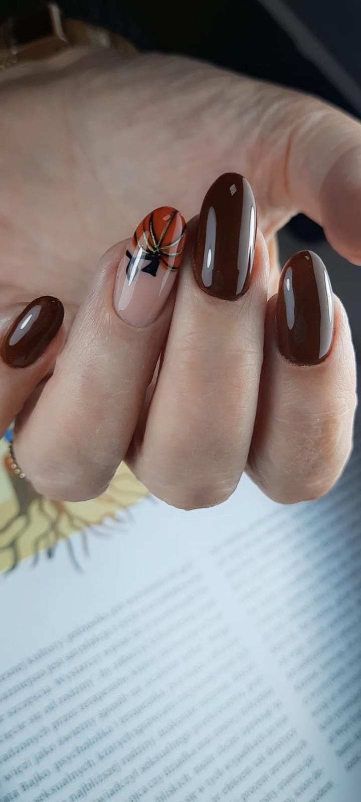 Jesienna stylizacja w brązach